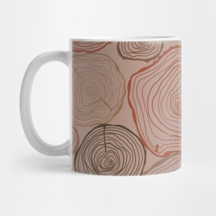 Wood Slice Pattern Mug